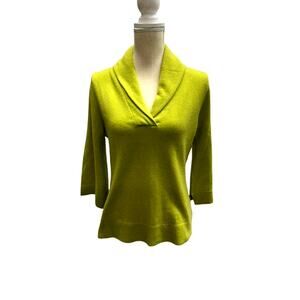 100% Cashmere Sweater, 3/4 Sleeve, V Neck, Beetlejuice , PLZ READ!‎ FINAL SALE